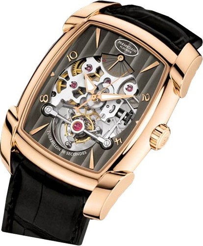 Parmigiani Fleurier Kalpa XL Tourbillon (RG / Skeleton / Strap) PF601254-01
