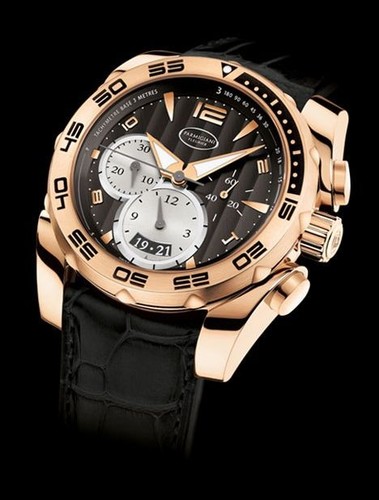 Parmigiani Fleurier Parmigiani Fleurier Pershing 002 Chronograph (RG / Graphite / Rubber) PF602473-01
