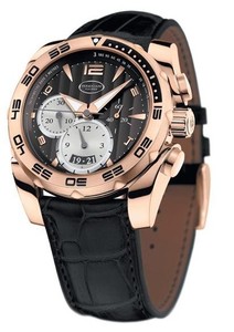 Parmigiani Fleurier Pershing Chronograph 005 (RG / Graphite / Strap) PF602047-01