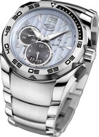 Parmigiani Fleurier Pershing Chronograph (SS / Blu Metal / Bracelet) PF601398-03