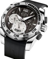 Parmigiani Fleurier Pershing Chronograph (SS / Graphite / Strap) PF602471-06