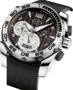 Parmigiani Fleurier Pershing Chronograph (SS / Graphite / Strap) PF602471-06