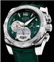 Parmigiani Fleurier Pershing Chronograph (SS / Green / Strap) PF603781-01