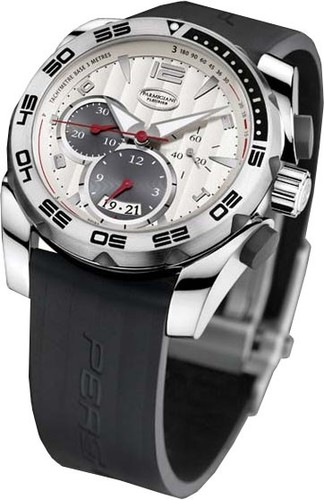 Parmigiani Fleurier Pershing Chronograph (SS / Silver / Strap) PF601397-06