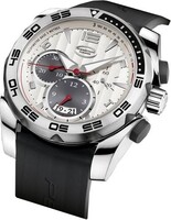 Parmigiani Fleurier Pershing Chronograph (SS / Silver / Strap) PF602472-06