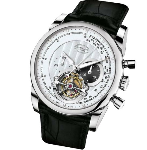Parmigiani Fleurier Tonda 42 Tourbillon (WG / Silver / Leather) PF601712-01