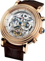 Parmigiani Fleurier Toric Chronograph Tourbillon Skeleton (RG / Sapphire-Skeleton / Strap) PF601859-01