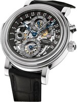 Parmigiani Fleurier Toric Corrector (Platinum / Black / Strap) PF601333-01