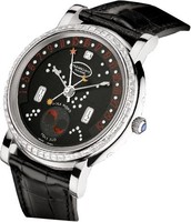 Parmigiani Fleurier Toric Retrograde Perpetual Calendar (WG-Baguettes / Luna Rossa / Leather) PF011587-01