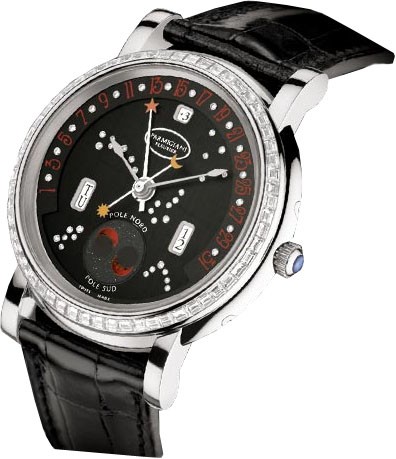 Parmigiani Fleurier Toric Retrograde Perpetual Calendar (WG-Baguettes / Luna Rossa / Leather) PF011587-01
