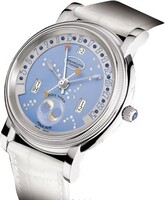 Parmigiani Fleurier Toric Retrograde Perpetual Calendar (WG / Luna Blu / Leather) PF011533-01