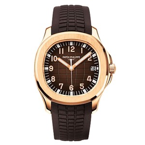 Patek Philippe Aquanaut 5167R RG / Chocolate Brown / Rubber Strap