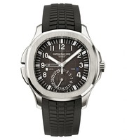 Patek Philippe Aquanaut Travel Time SS / Black / Black Composite Strap