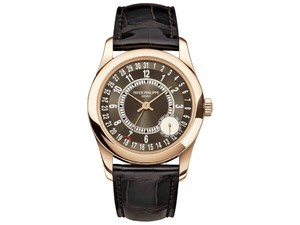 Patek Philippe Calatrava Reference 6000 RG / Brown / Leather Strap
