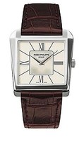 Patek Philippe Gondolo 5489G WG / White / Leather Strap