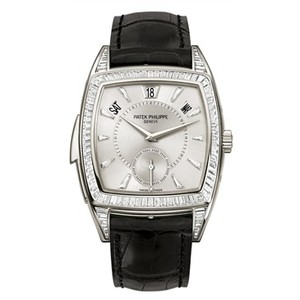 Patek Philippe Grand Complication Reference 5033 Platinum -Diamonds / Silver Gray-Diamonds / Leather Strap