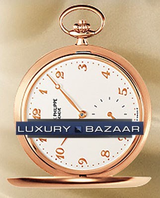 Patek Philippe Hunter Pocket Watch 980R RG / Silver