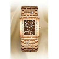 Patek Philippe Ladies Twenty-4 4910/54R RG-Diamonds / Brown / RG Bracelet