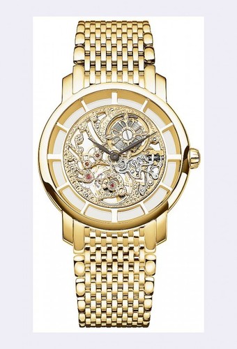 Patek Philippe Ladies Ultra Thin Skeleton 7180/1J YG / Skeleton / YG Bracelet