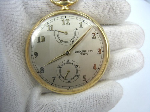 Patek Philippe Lepine Pocket Watch 972/1J YG / Silver