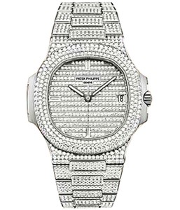 Patek Philippe Nautilus 5719/1G / WG/Full Diamonds