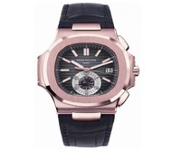 Patek Philippe Nautilus Chronograph 5980R RG / Brown / Leather