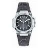 Patek Philippe Nautilus Ladies 7010G WG-Diamonds / Silver / Leather Strap