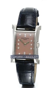 Patek Philippe Patek 4900G WG / Pink / Diamonds / Leather
