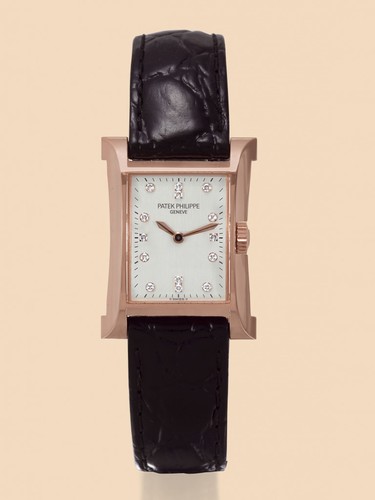 Patek Philippe Patek 4900R RG / White / Diamonds / Leather