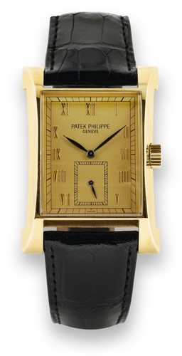 Patek Philippe Patek 5500J YG / Gold / Leather Strap