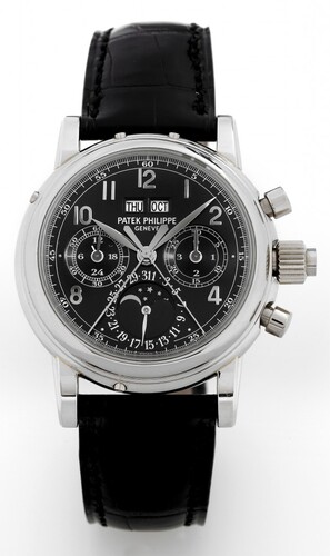 Patek Philippe Split Seconds Chronograph 5004P / Platinum / White