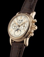 Patek Philippe Split Seconds Chronograph 5004R / White / Leather