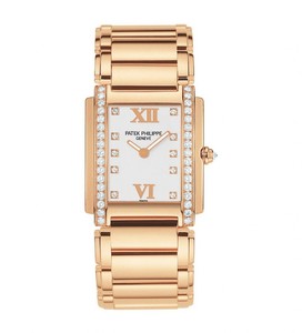 Patek Philippe Twenty-4 4910/11R / RG / White