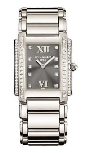 Patek Philippe Twenty-4 4910/20G / WG / Gray