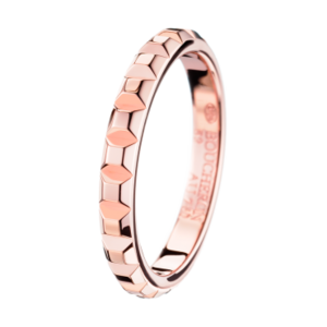 Boucheron Pointe de Diamant Pink Gold Wedding Band