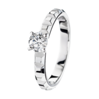 Boucheron Pointe de Diamant Platinum Solitaire
