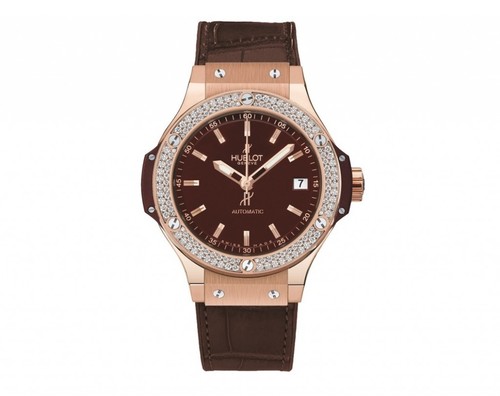 Hublot Red Gold Cappuccino Diamonds 365.PC.3180.LR.1104