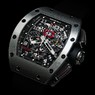 Richard Mille RM 011 Boutique Exclusive (Titanium-RG / Skeleton / Rubber Strap)