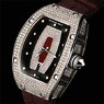 Richard Mille RM 007 Rose Gold Partial Pave (Diamonds / Cream / Leather)