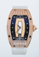 Richard Mille RM 007-1 (WG-Diamonds / Salmon / Leather)