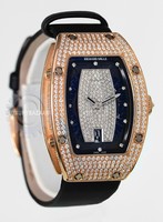 Richard Mille RM 007 Rose Gold Full Pave Case (Diamond/Diamond/Leather)