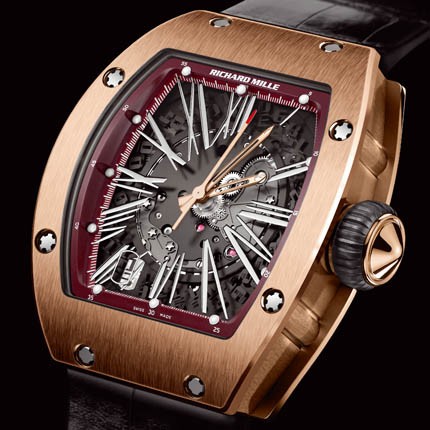 Richard Mille RM 023 (RG / Skeletonized / Rubber Strap) 523.45.91