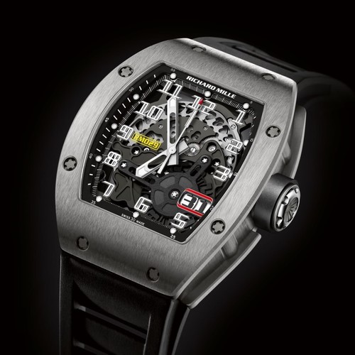 Richard Mille RM 029 Oversize Date (Titanium / Skeleton / Rubber Strap)