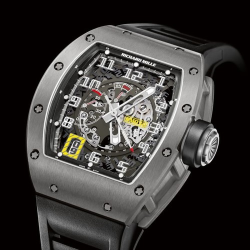 Richard Mille RM 030 Automatic (Titanium / Skeleton / Rubber Strap)