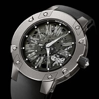 Richard Mille RM 033 Extra Flat Automatic ( Titanium / Skeleton / Rubber Strap)
