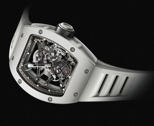 Richard Mille RM 038 Tourbillon Bubba Watson (Magnesium-Aluminum / Skeleton / Rubber Strap)