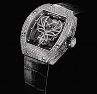 Richard Mille RM 051 Phoenix-Michelle Yeoh (WG-Diamonds / Skeleton-Diamonds / Leather Strap)