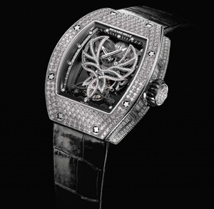 Richard Mille RM 051 Phoenix-Michelle Yeoh (WG-Diamonds / Skeleton-Diamonds / Leather Strap)