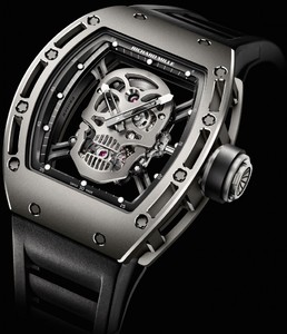 Richard Mille RM 052 Tourbillon Skull (Titanium / Skeleton / Rubber Strap)