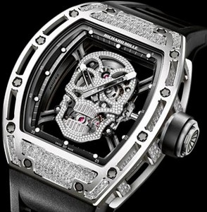 Richard Mille Watches RM 052 Skull Diamonds